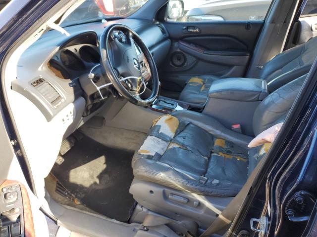 2HNYD182X4H520981 - 2004 ACURA MDX AWD BLUE photo 7