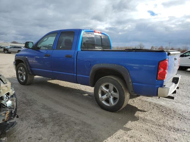 1D7HU18227J612391 - 2007 DODGE RAM 1500 S BLUE photo 2