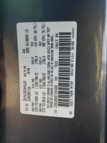 1D3KS28D67J544262 - 2007 DODGE RAM 2500 S CHARCOAL photo 12