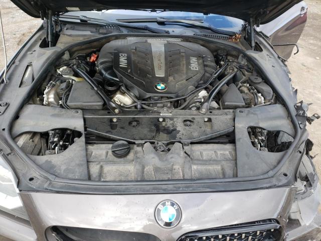 WBAYP1C51DDX00780 - 2013 BMW 650 XI GRAY photo 11