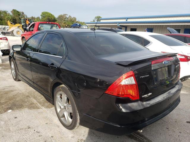 3FAHP0KC4BR230817 - 2011 FORD FUSION SPO BLACK photo 2