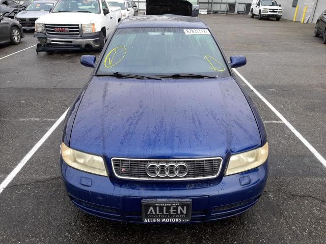 WAURD68D32A001062 - 2002 AUDI S4 2.7 QUA BLUE photo 5