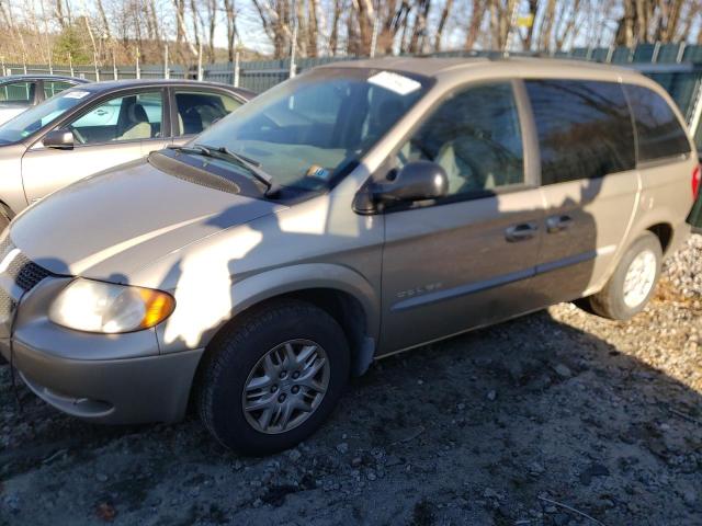 1B4GP45361B273015 - 2001 DODGE CARAVAN SP TAN photo 1