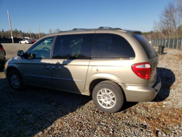 1B4GP45361B273015 - 2001 DODGE CARAVAN SP TAN photo 2