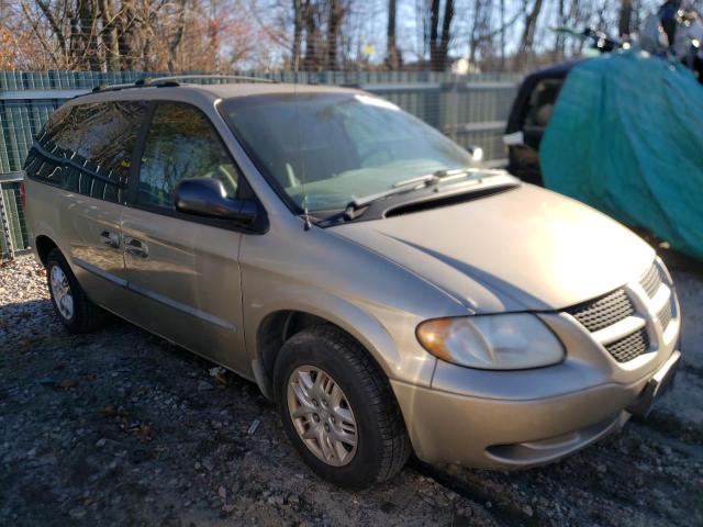 1B4GP45361B273015 - 2001 DODGE CARAVAN SP TAN photo 4