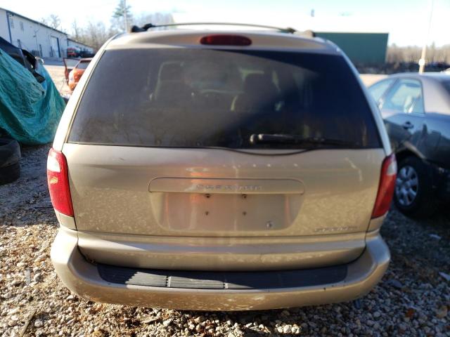 1B4GP45361B273015 - 2001 DODGE CARAVAN SP TAN photo 6