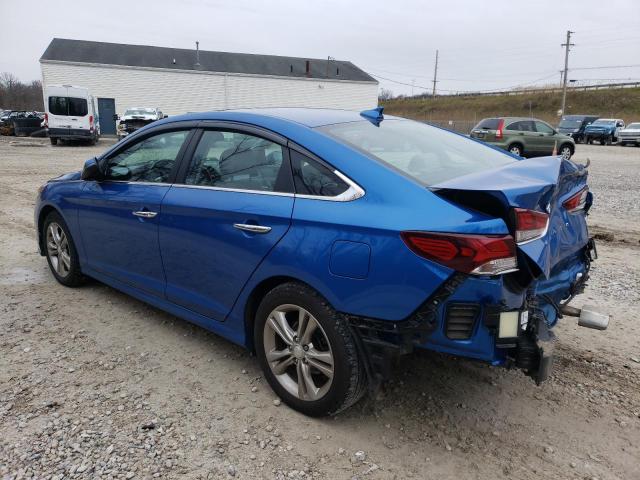 5NPE34AF1JH653741 - 2018 HYUNDAI SONATA SPO BLUE photo 2