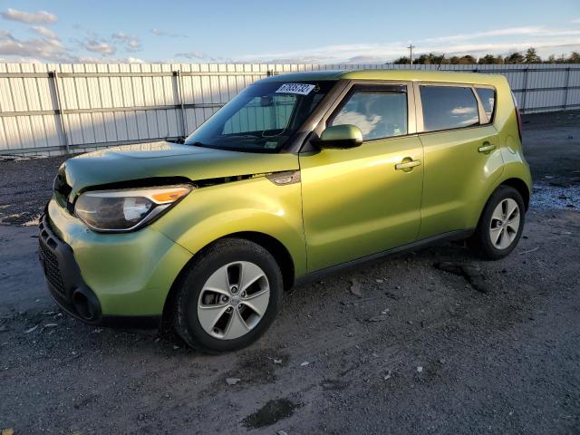 KNDJN2A26E7041927 - 2014 KIA SOUL GREEN photo 1