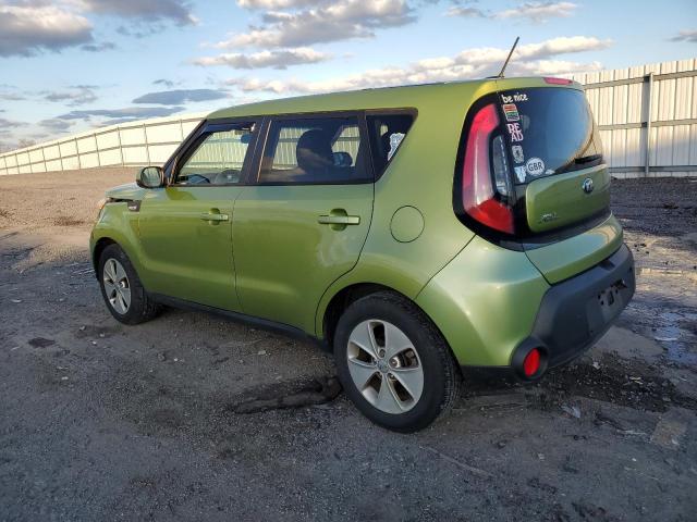 KNDJN2A26E7041927 - 2014 KIA SOUL GREEN photo 2