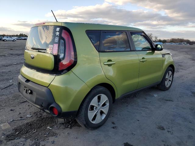 KNDJN2A26E7041927 - 2014 KIA SOUL GREEN photo 3