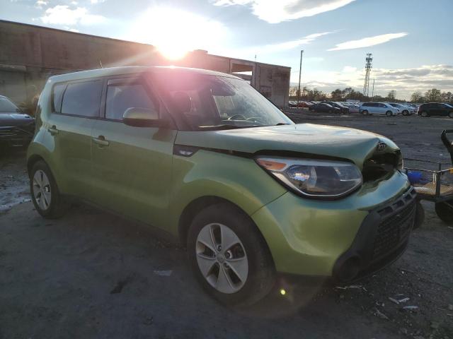 KNDJN2A26E7041927 - 2014 KIA SOUL GREEN photo 4