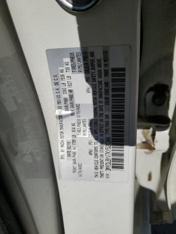 3MYDLBYV7KY521344 - 2019 TOYOTA YARIS L WHITE photo 12