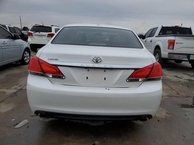 4T1BK3DB6BU383627 - 2011 TOYOTA AVALON BAS WHITE photo 6