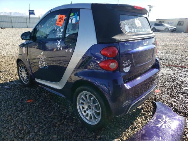 WMEEK3BA9DK593182 - 2013 SMART FORTWO PAS 蓝色 照片 2