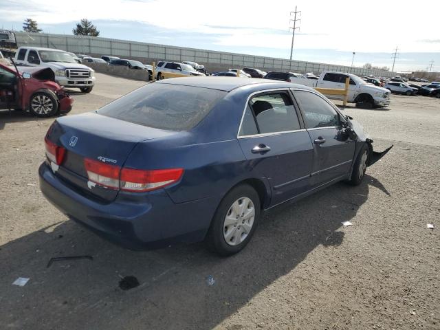 3HGCM56373G703192 - 2003 HONDA ACCORD BLUE photo 3