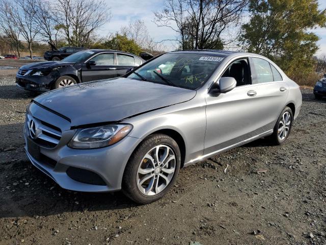 55SWF4KB9FU030072 - 2015 MERCEDES-BENZ C 300 4MAT GRAY photo 1