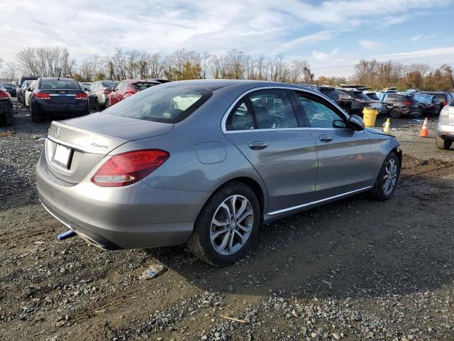 55SWF4KB9FU030072 - 2015 MERCEDES-BENZ C 300 4MAT GRAY photo 3