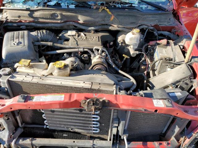 3D7KS26D17G765612 - 2007 DODGE RAM 2500 S RED photo 11