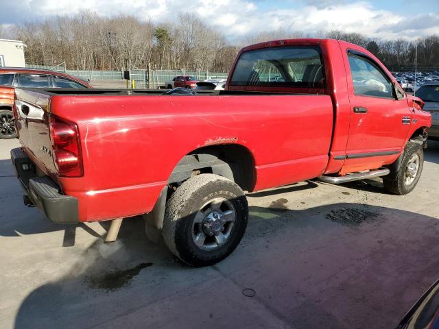 3D7KS26D17G765612 - 2007 DODGE RAM 2500 S RED photo 3