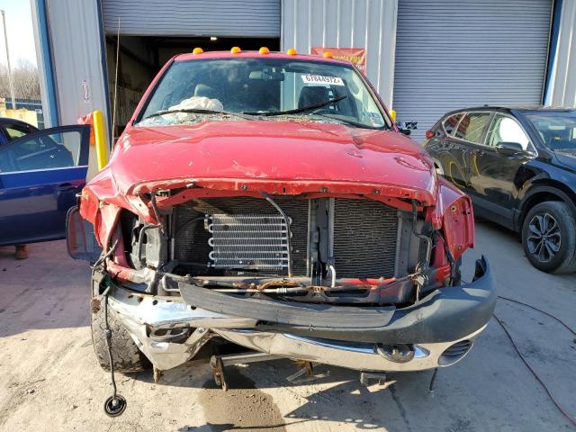 3D7KS26D17G765612 - 2007 DODGE RAM 2500 S RED photo 5