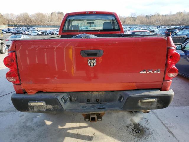 3D7KS26D17G765612 - 2007 DODGE RAM 2500 S RED photo 6