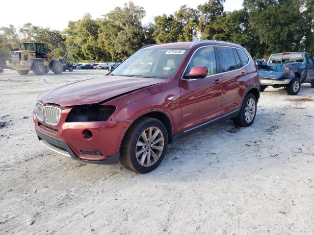 5UXWX5C53BL714019 - 2011 BMW X3 XDRIVE2 BURGUNDY photo 1