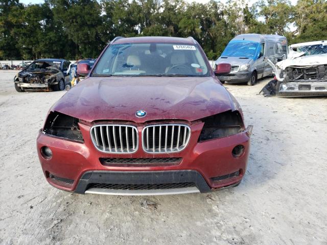 5UXWX5C53BL714019 - 2011 BMW X3 XDRIVE2 BURGUNDY photo 5