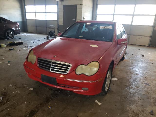 WDBRF64J11F073175 - 2001 MERCEDES-BENZ 300 RED photo 2