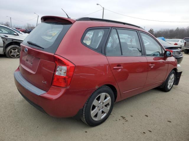 KNAFG525587207933 - 2008 KIA RONDO BASE RED photo 3