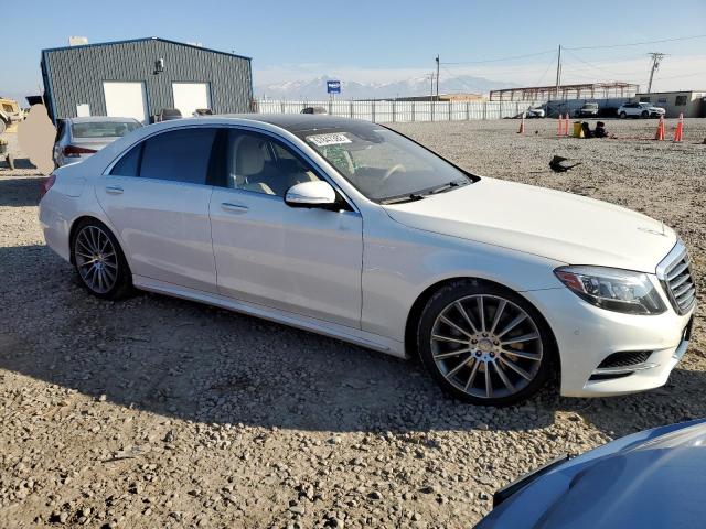 WDDUG8FB3FA098888 - 2015 MERCEDES-BENZ S 550 4MAT WHITE photo 4