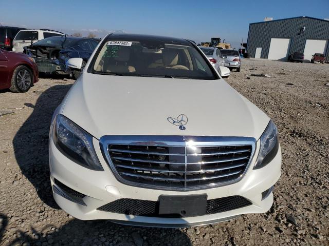 WDDUG8FB3FA098888 - 2015 MERCEDES-BENZ S 550 4MAT WHITE photo 5