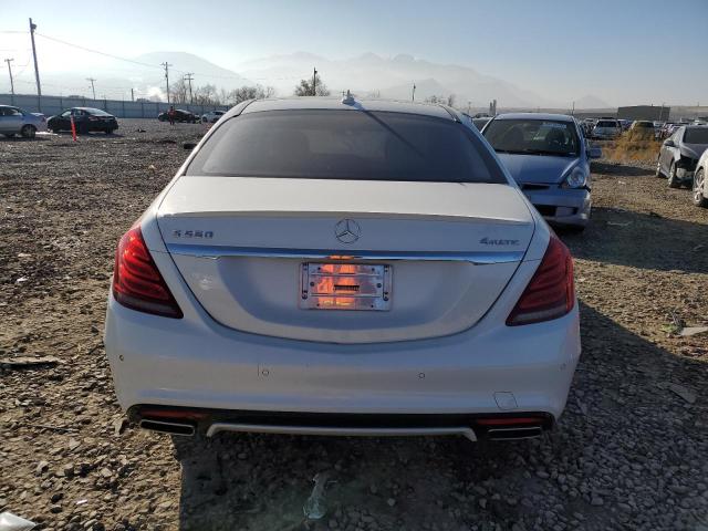 WDDUG8FB3FA098888 - 2015 MERCEDES-BENZ S 550 4MAT WHITE photo 6