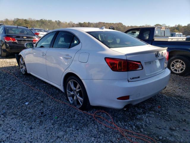 JTHBK262292086306 - 2009 LEXUS IS 250 WHITE photo 2