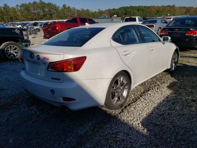 JTHBK262292086306 - 2009 LEXUS IS 250 WHITE photo 3