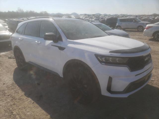 5XYRKDLF9NG109535 - 2022 KIA SORENTO SX WHITE photo 4