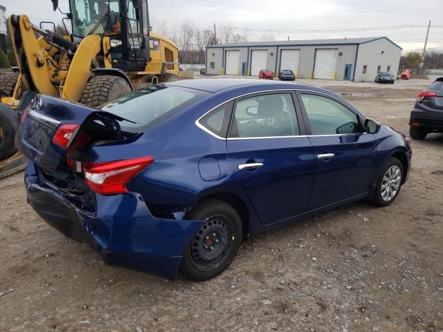 3N1AB7AP7KY433488 - 2019 NISSAN SENTRA S BLUE photo 3