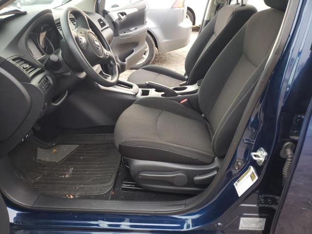 3N1AB7AP7KY433488 - 2019 NISSAN SENTRA S BLUE photo 7