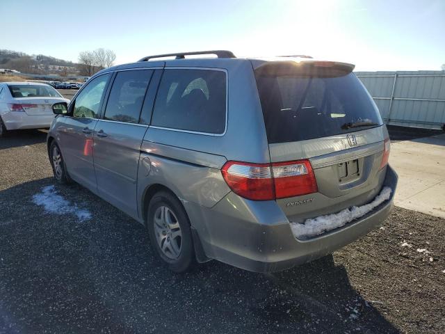 5FNRL38667B030110 - 2007 HONDA ODYSSEY EX SILVER photo 2