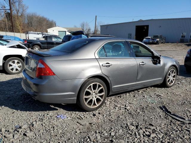 3FAHP0HA2BR249517 - 2011 FORD FUSION GRAY photo 3