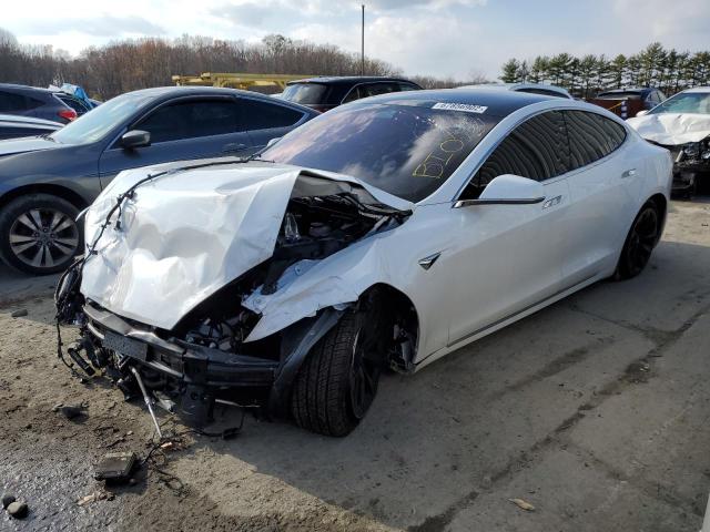 5YJSA1E24MF426884 - 2021 TESLA MODEL S Սպիտակ լուսանկար 1