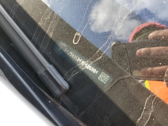 5YJSA1E24MF426884 - 2021 TESLA MODEL S Սպիտակ լուսանկար 12