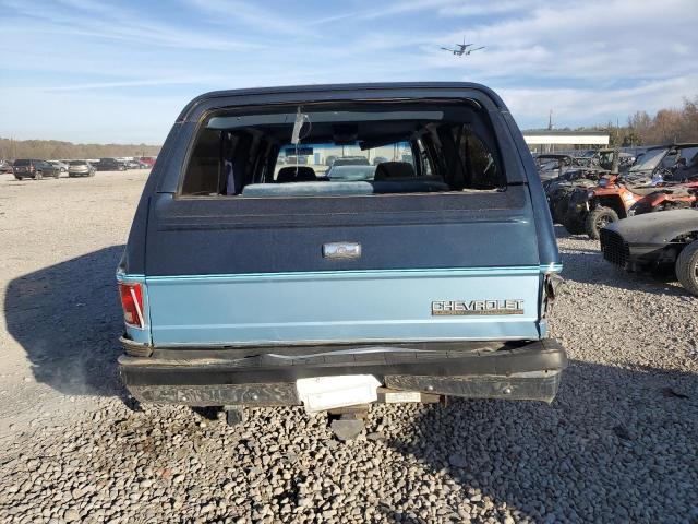 1GNGR26K8MF109731 - 1991 CHEVROLET SUBURBAN R TURQUOISE photo 6