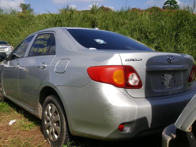 JTDBL40E399044005 - 2009 TOYOTA COROLLA BA 银色 照片 2