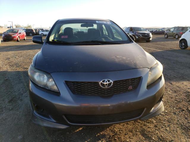 1NXBU4EE0AZ351621 - 2010 TOYOTA COROLA GRAY photo 5