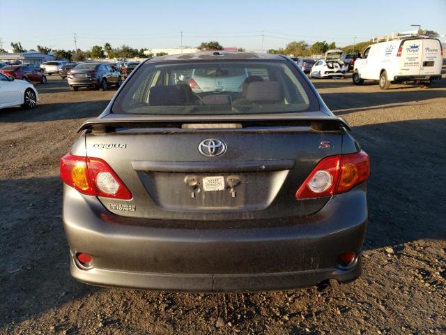 1NXBU4EE0AZ351621 - 2010 TOYOTA COROLA GRAY photo 6