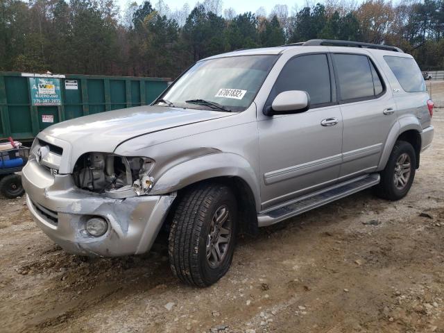 5TDZT34A17S292560 - 2007 TOYOTA SEQUOIA SILVER photo 1