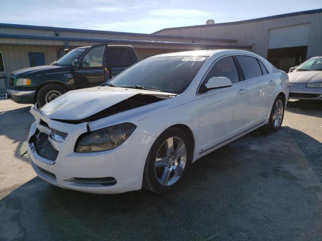 1G1ZH57BX94256665 - 2009 CHEVROLET MALIBU 1LT WHITE photo 1