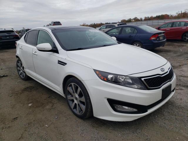 5XXGR4A69CG077676 - 2012 KIA OPTIMA WHITE photo 1