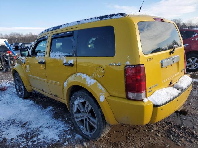 1D4PU6GX2BW505775 - 2011 DODGE NITRO DETO YELLOW photo 2