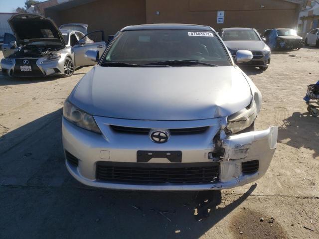 JTKJF5C75C3025948 - 2012 TOYOTA SCION TC SILVER photo 5